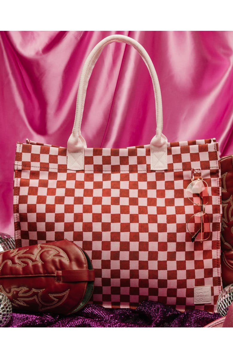 The Somewhere Co Crimson Haze Ultimate Tote Bag, Alternate, color, Crimson Haze