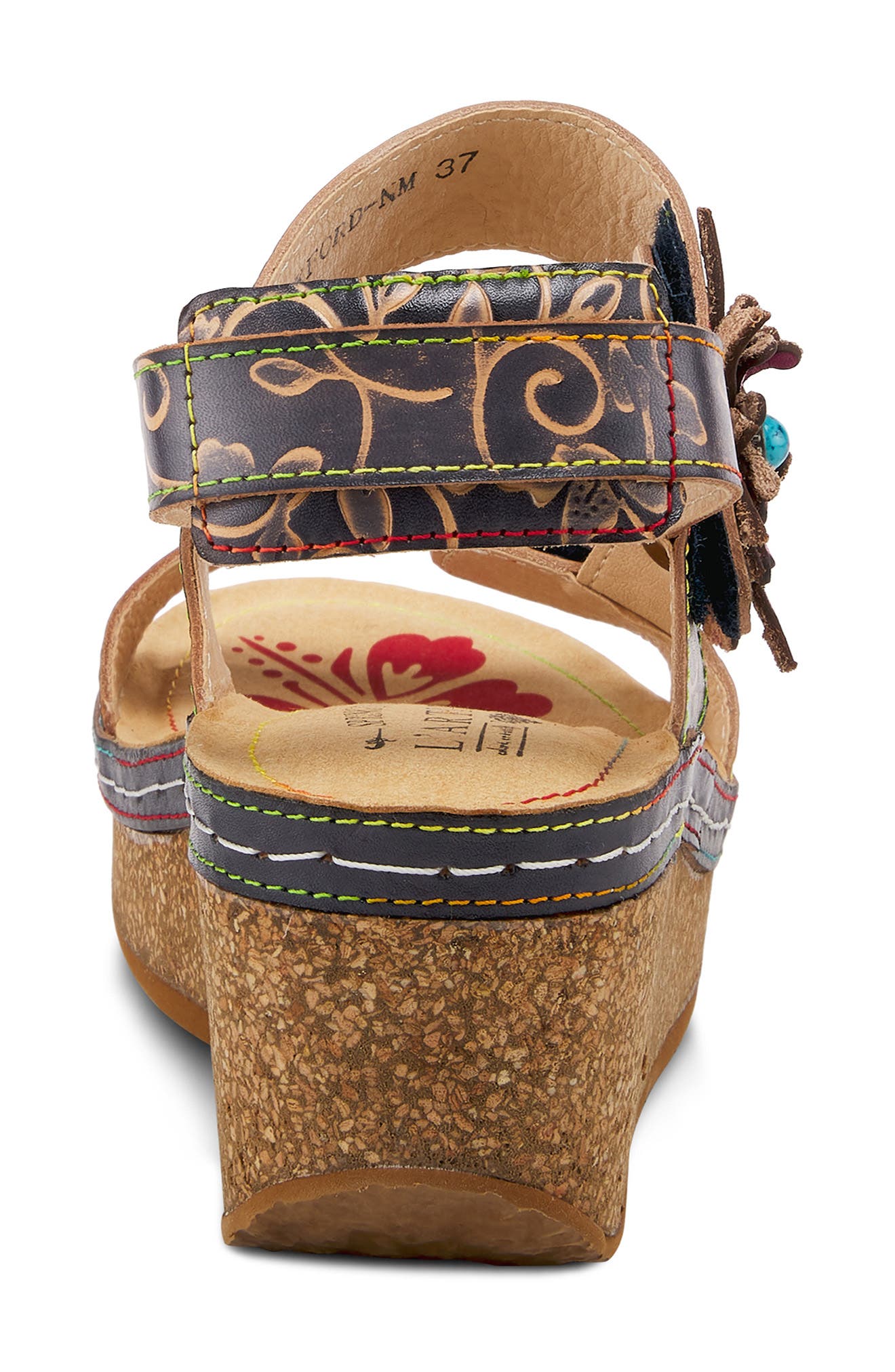 L'Artiste by Spring Step Pickford Platform Wedge Sandal, Alternate, color, 