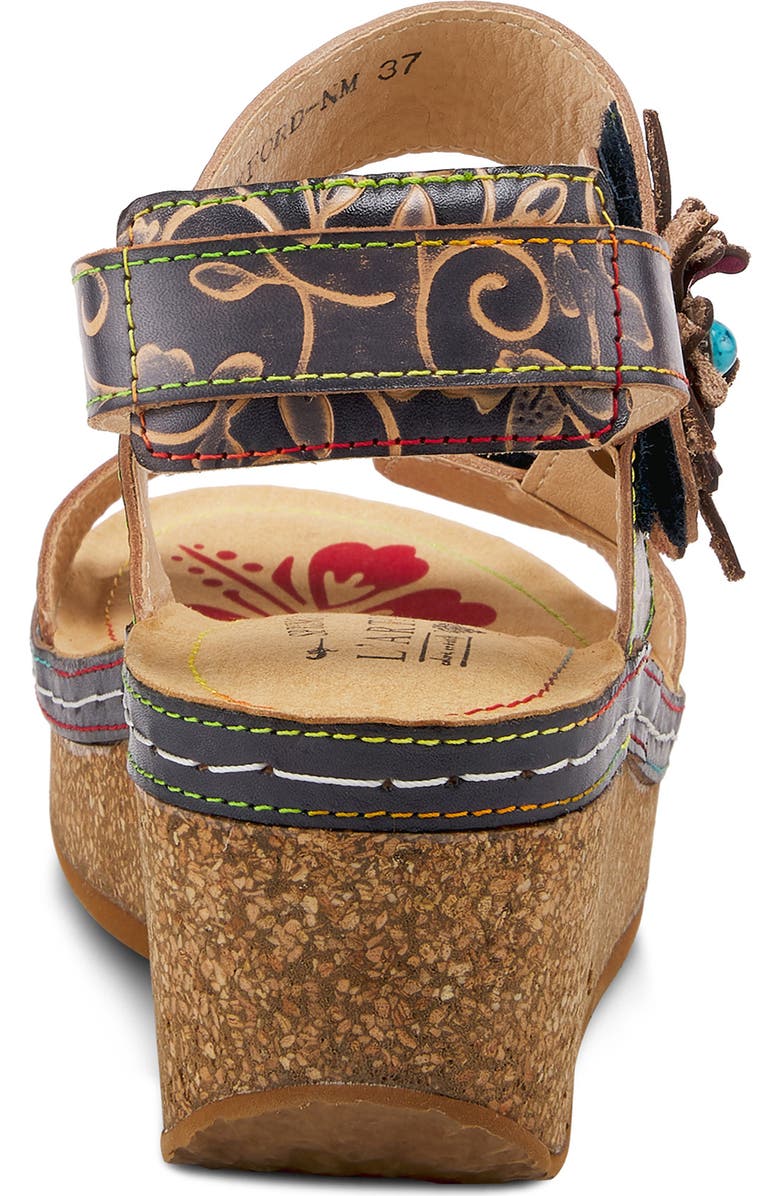 L'Artiste by Spring Step Pickford Platform Wedge Sandal, Alternate, color,