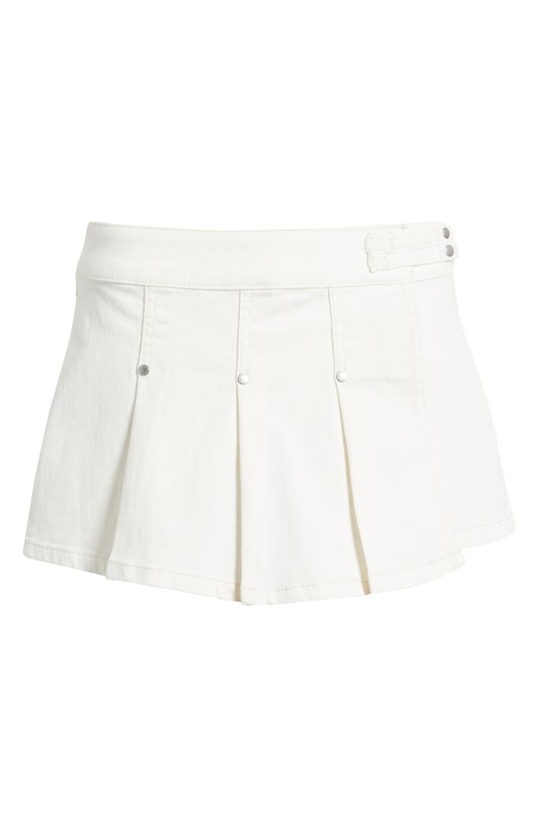 PTCL Amelia Pleated Stretch Twill Skort, Alternate, color, Cream