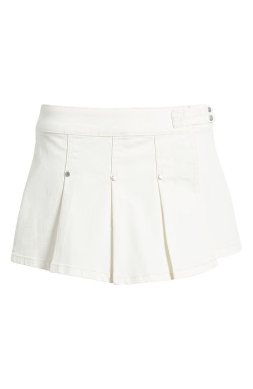 Ptcl Amelia Pleated Stretch Twill Skort In Cream
