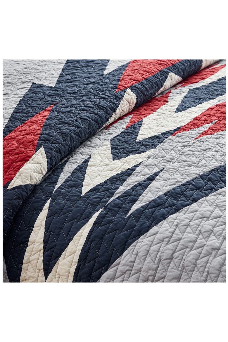 Tecopa Hills Reversible Quilt & Sham Set, Alternate, color, GRAY