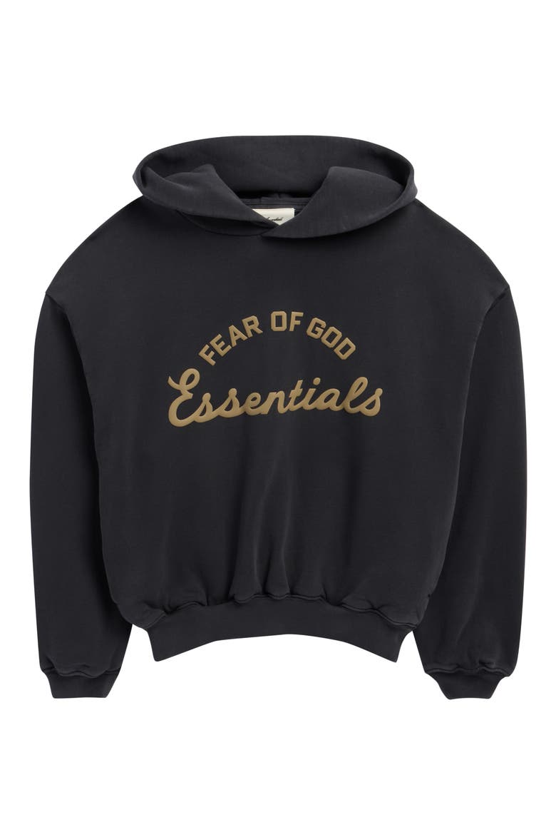 Kids' '90s Training Logo Graphic Hoodie, Main, color, FADED BLACK