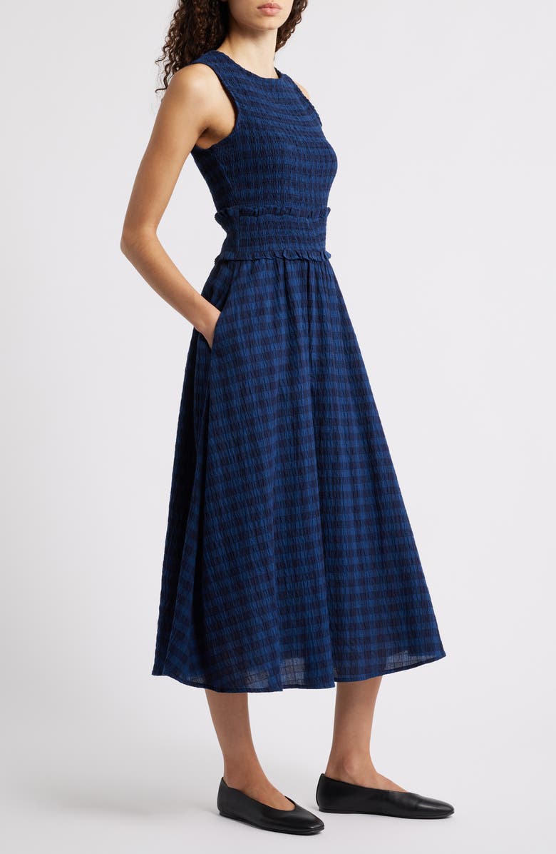 FRNCH Saquarema A-Line Dress, Alternate, color, Bleu Marine