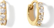 Ana Luisa Suzanne Cubic Zirconia Huggie Hoop Earrings