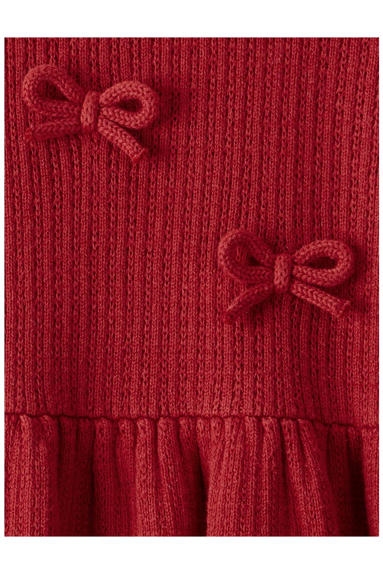 Kids' Organic Cotton Sweater Dress, Alternate, color, LP RED BOWS