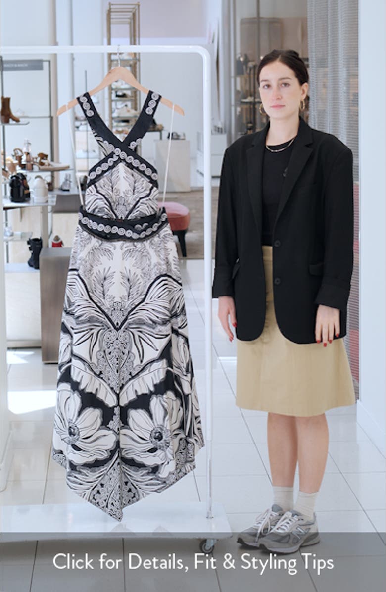 The Fergie Cotton Halter Maxi Dress, sales video thumbnail