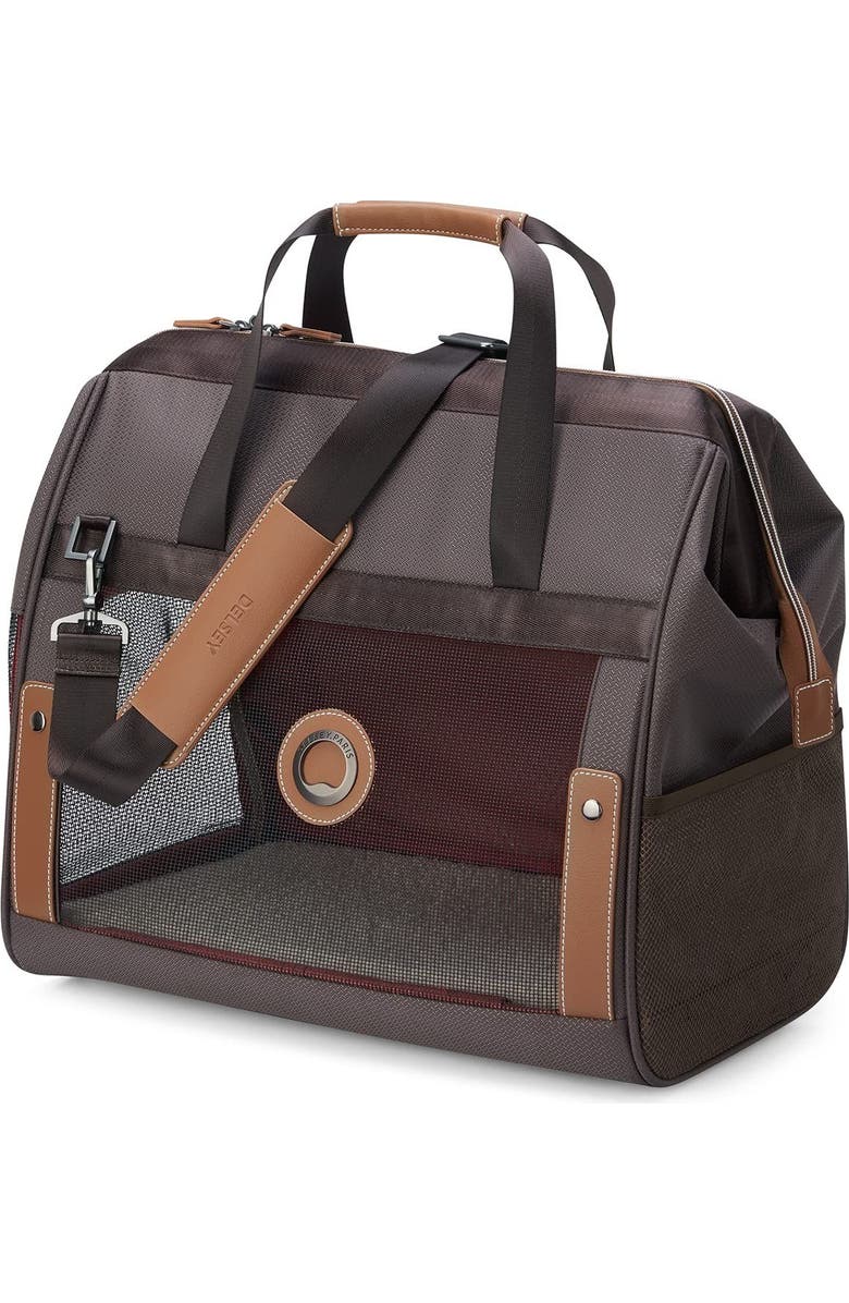 Delsey Paris Chatelet Air 2.0 Soft Sided Pet Carrier, Alternate, color, Chocolate Brown