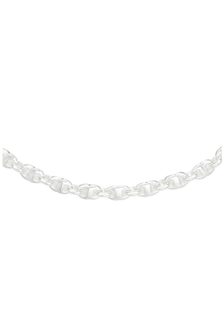 Delicate Gemini Link Necklace, Alternate, color, LIGHT SILVER