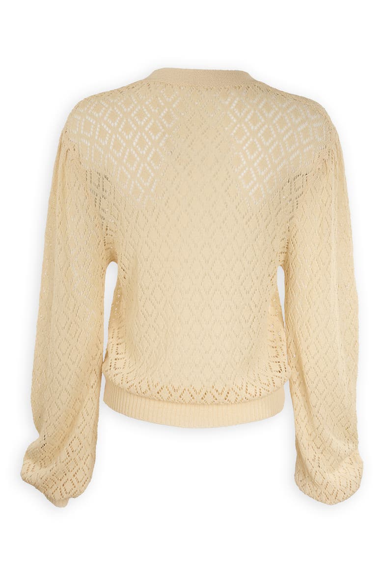 Floral Embroidered Cardigan, Alternate, color, IVORY