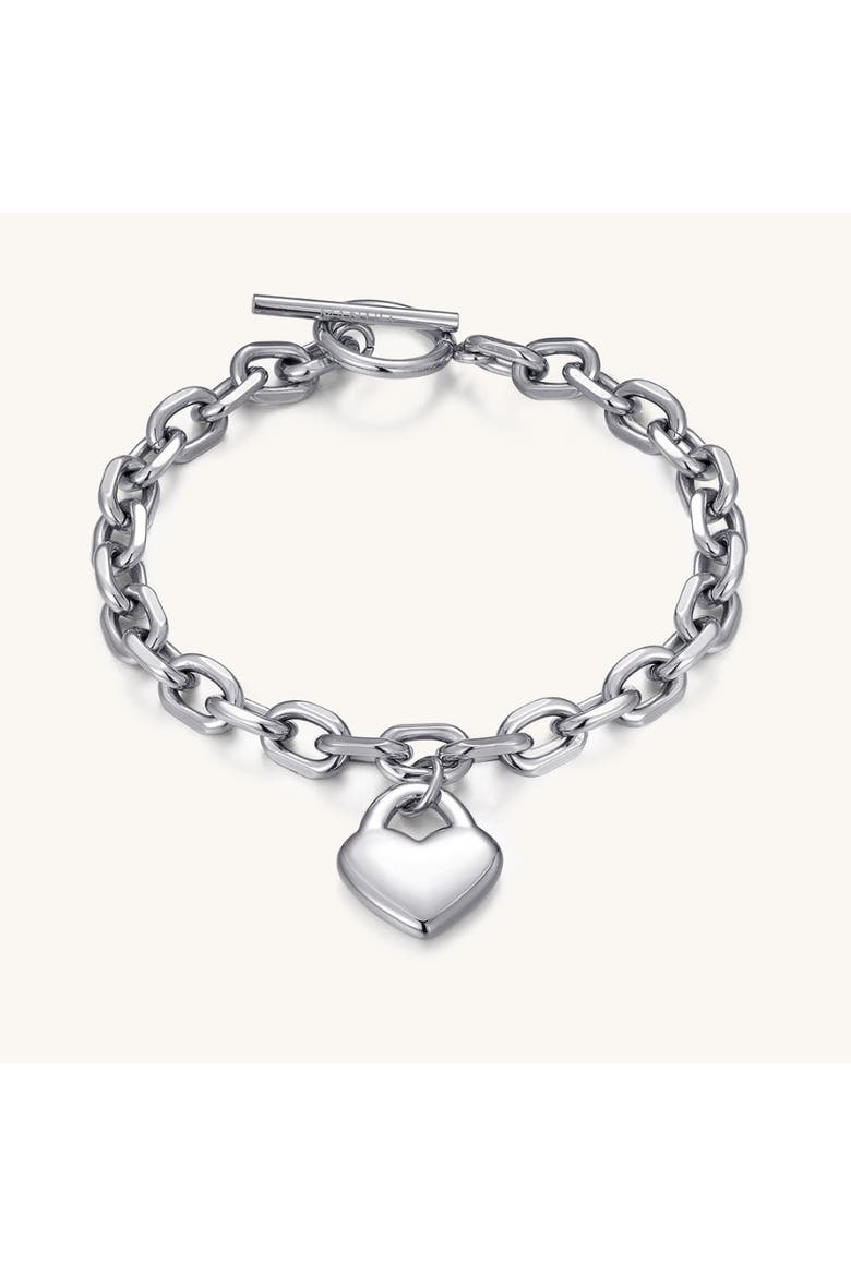 Love Yourself - Chain Bracelet, Main, color, Silver