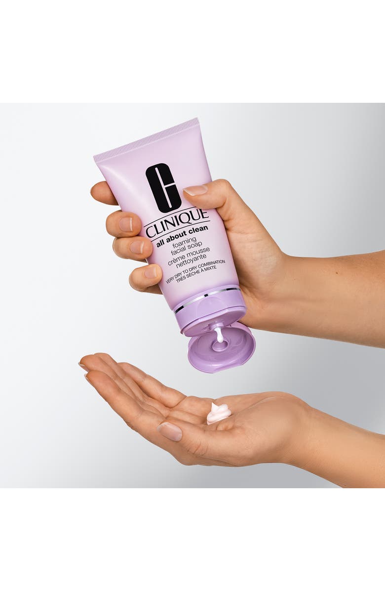 Clinique All About Clean Foaming Facial Cleanser with Hyaluronic Acid, Alternate, color,