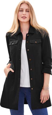 Jessica London Long Denim Jacket