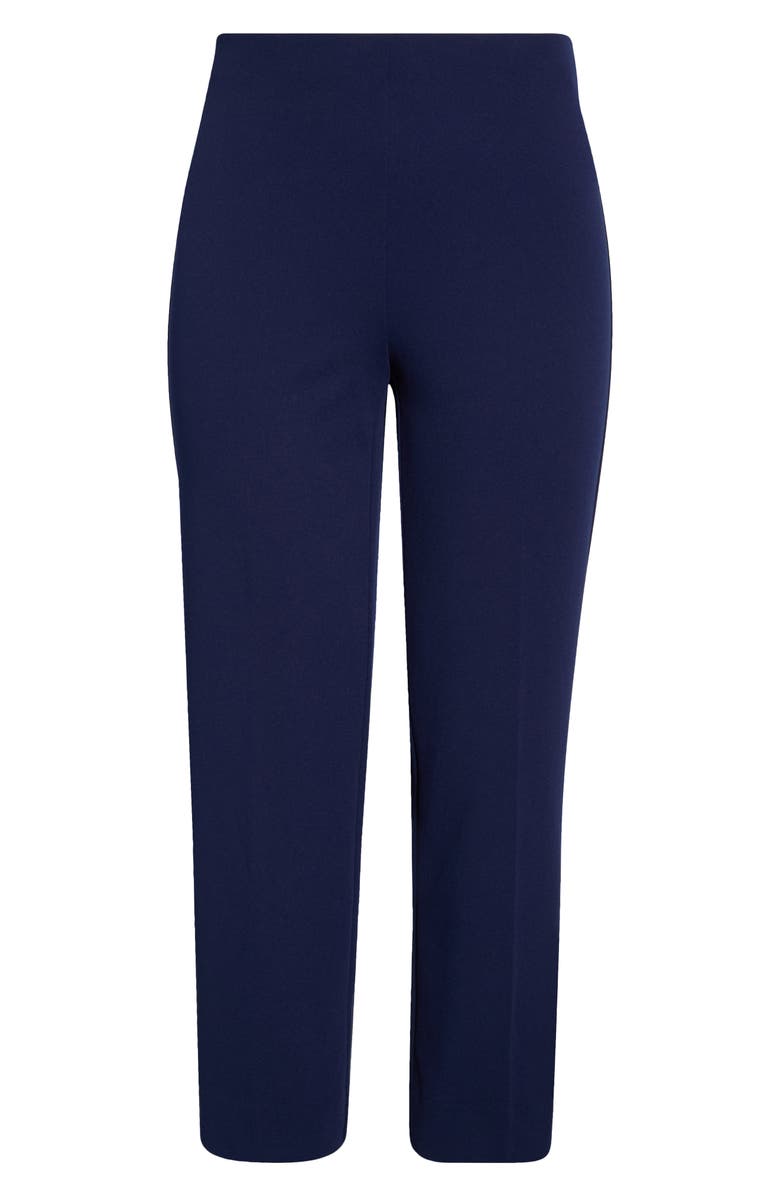 Anne Klein Hollywood Waist Straight Leg Ankle Pull-On Pants, Alternate, color, Distant Mountain