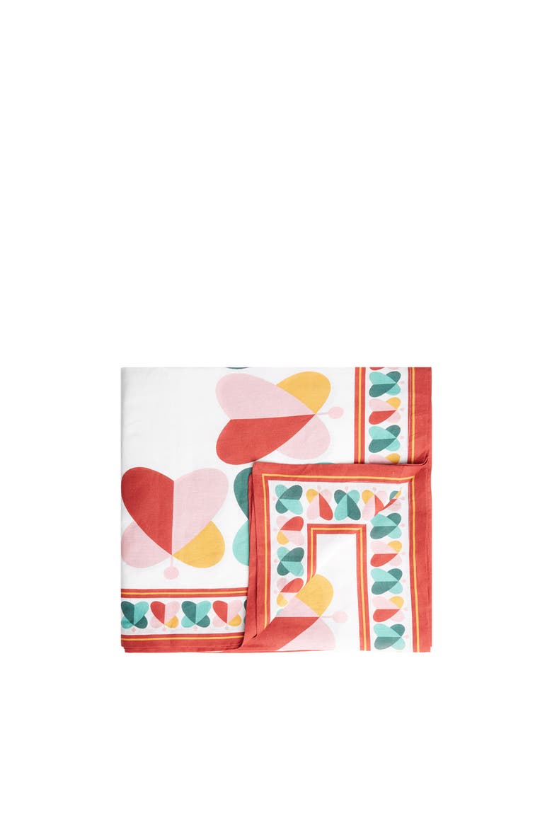 Medium Tablecloth (180X280) Farfalle Ring Multicolor, Main, color, Farfalle Ring Multicolor