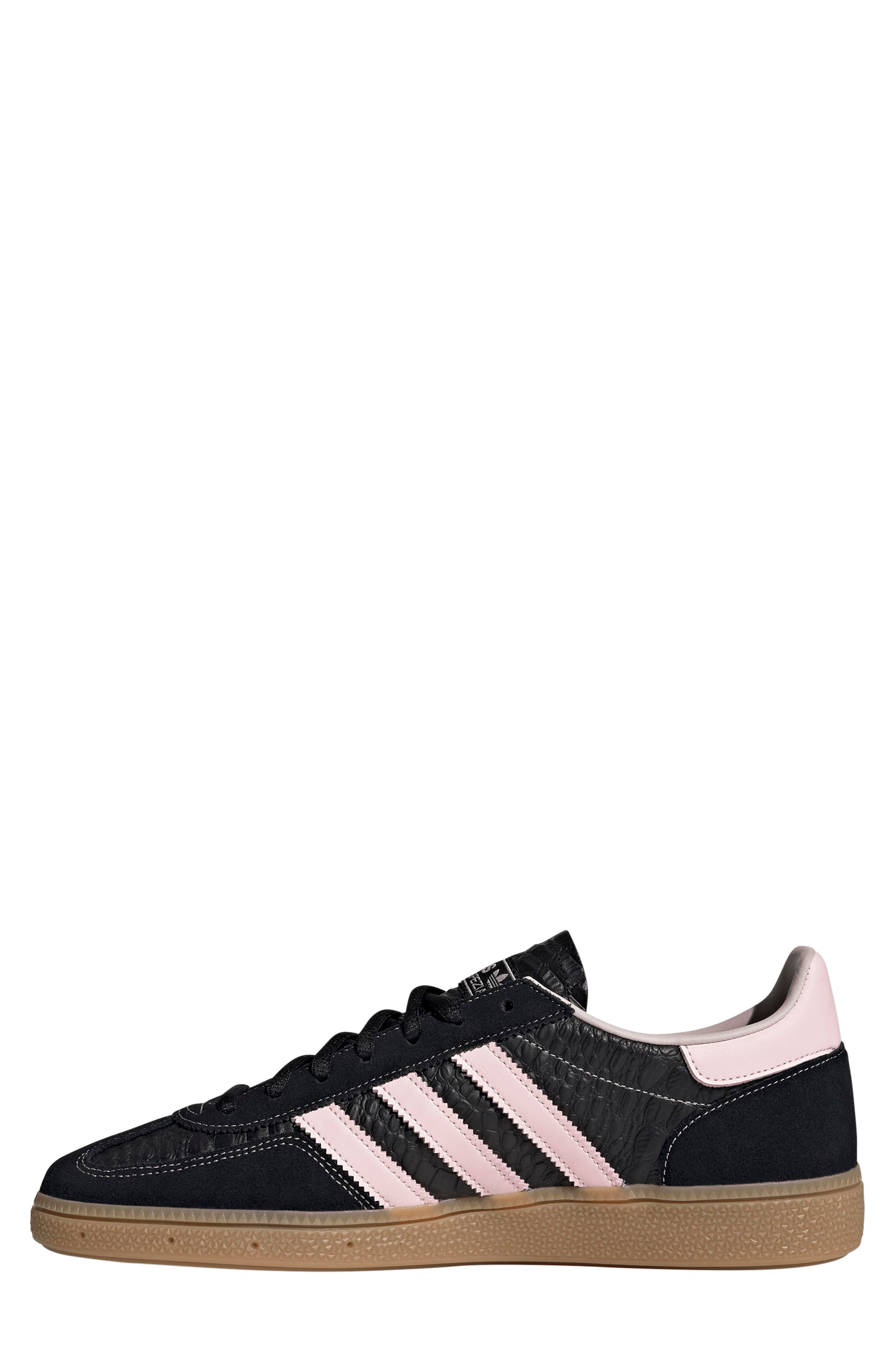 adidas Gender Inclusive Handball Spezial Sneaker, Alternate, color, Core Black/ Wonder Quartz