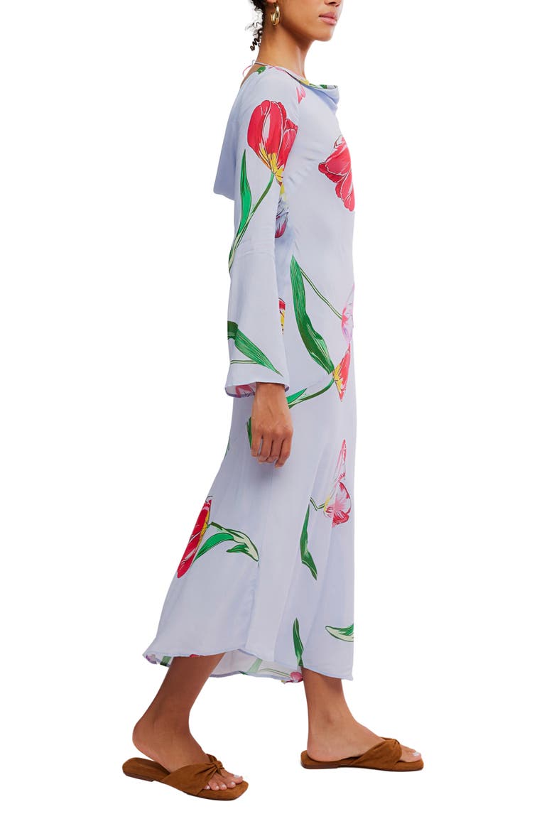 Zadie Tulip Print Long Sleeve Maxi Dress, Alternate, color, SPRING COMBO