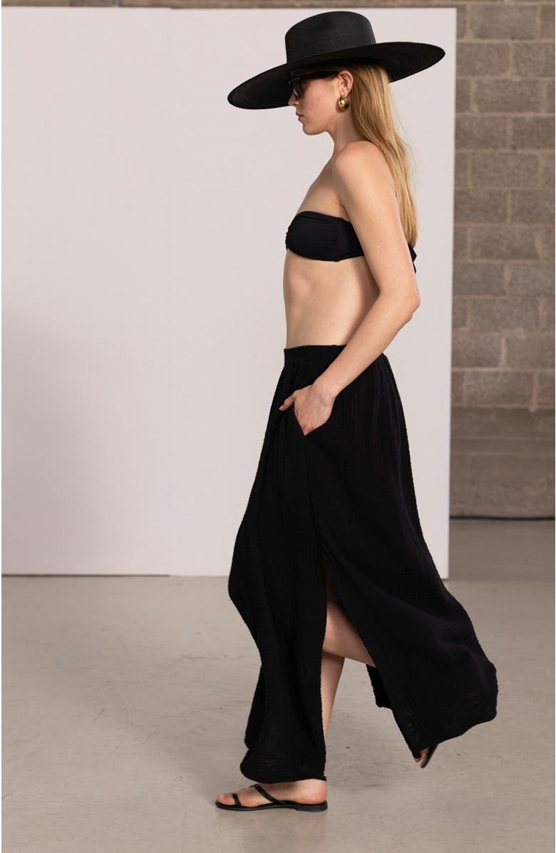 Beach Life by Gottex Resort Midi Swim Cover Up Skirt, Alternate, color, 