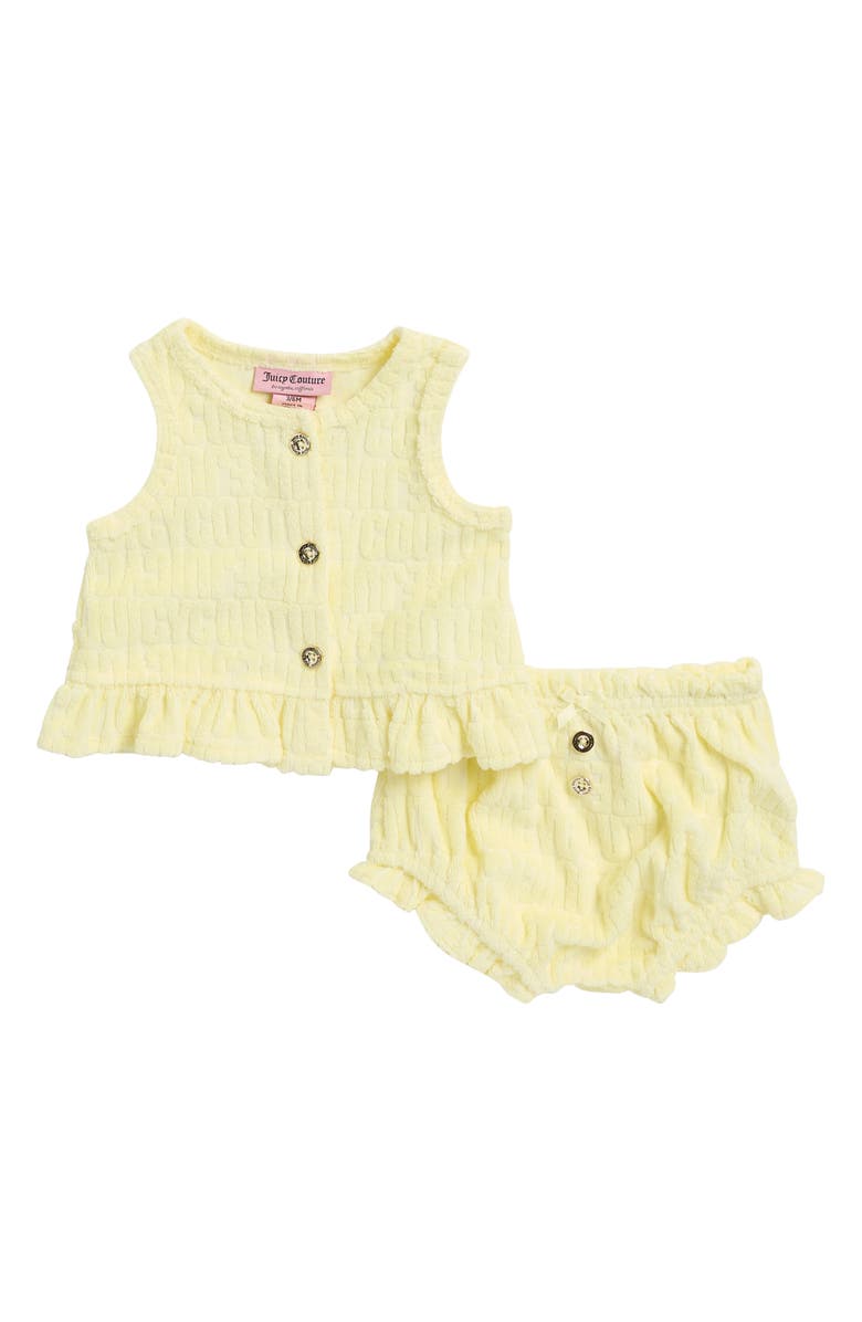 Juicy Couture Terry Logo Tank & Bloomers Set, Main, color, 