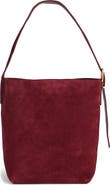 Madewell The Medium Essential Suede Bucket Tote