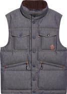 Moncler Krachan Denim Puffer Vest