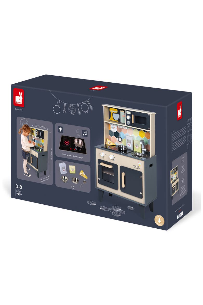 Mosaic Kitchen Playset, Alternate, color, GREY