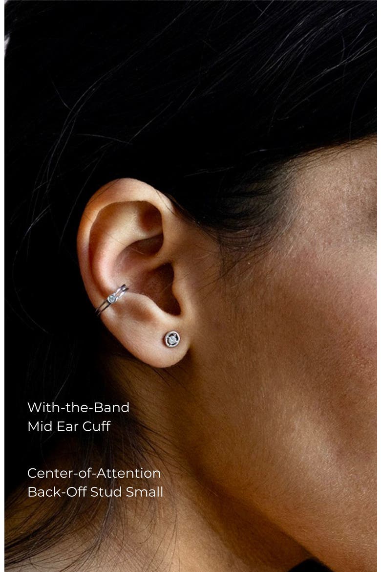 With-the-Band Ear Cuff, Alternate, color, Yellow Gold