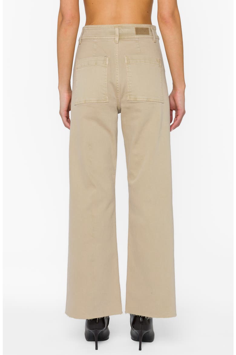 Margiela High Waist Wide Leg Pants, Alternate, color, SANDY BEIGE