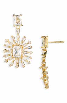 Cara Starburst Drop Earrings