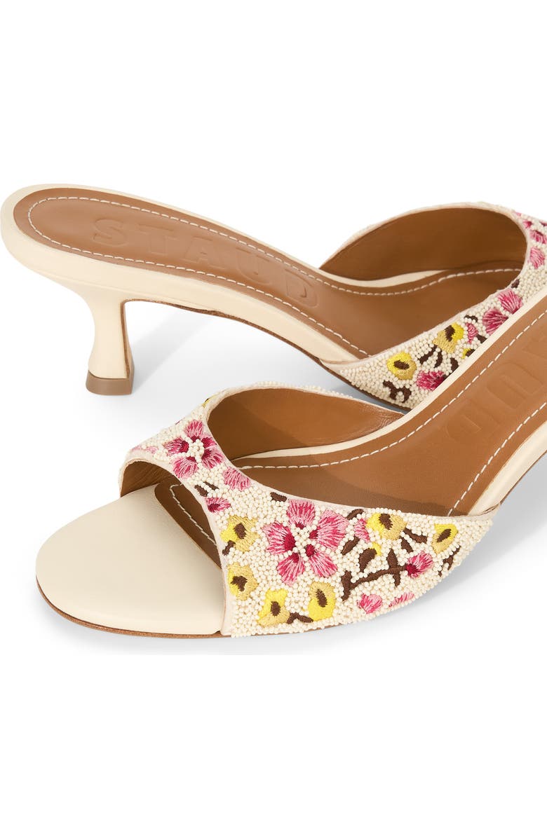 STAUD Brigitte Slide Sandal, Alternate, color, Blossom Floral