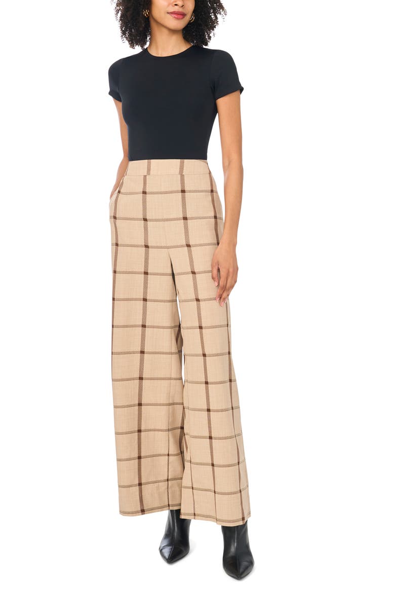 Pull-On Wide Leg Pants, Alternate, color, FALL CAMEL