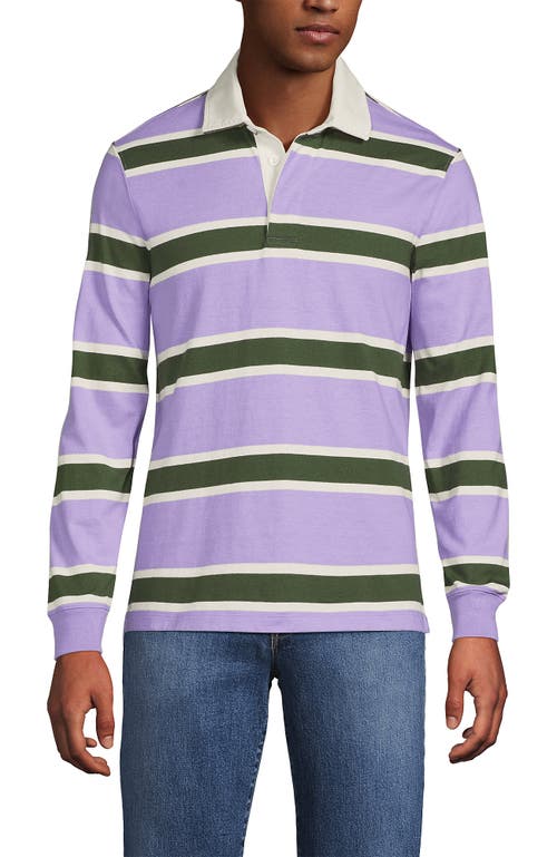 LANDS' END LANDS' END LONG SLEEVE RUGBY SHIRT 
