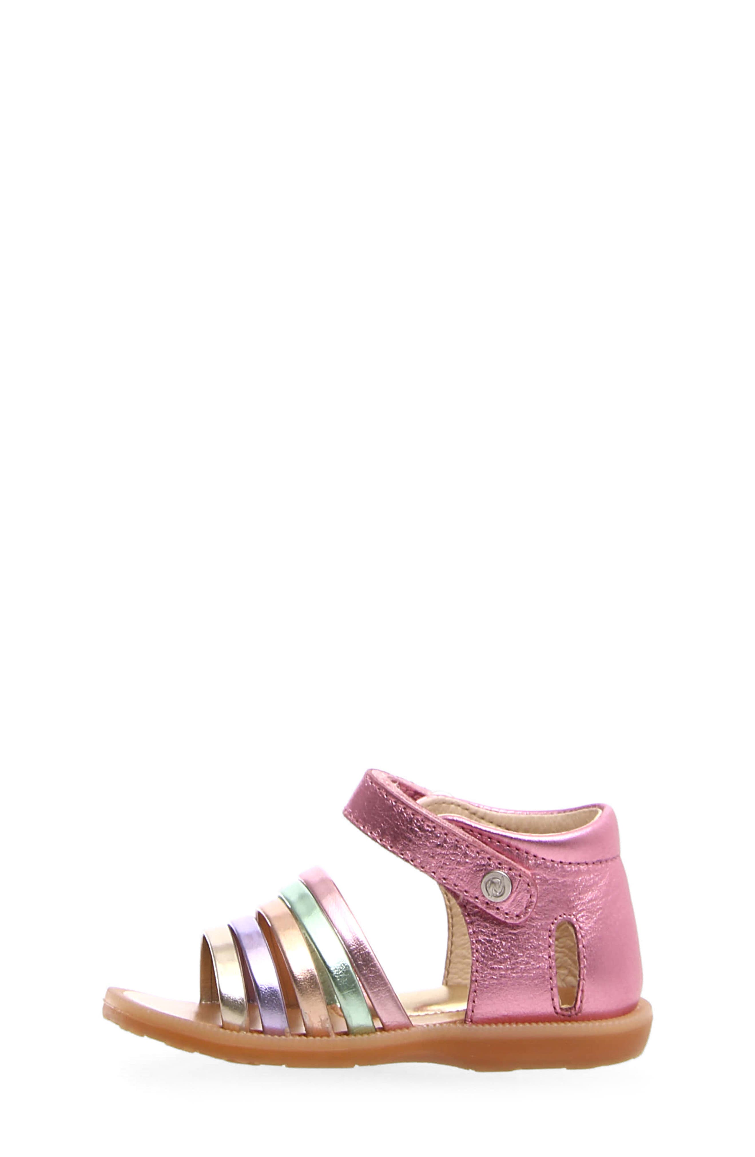 Kids' Rubino Metallic Sandal, Alternate, color, PINK