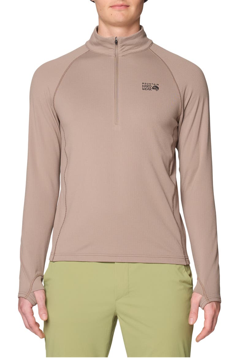 Crater Lake Heavyweight Half Zip, Main, color, WILD TAUPE