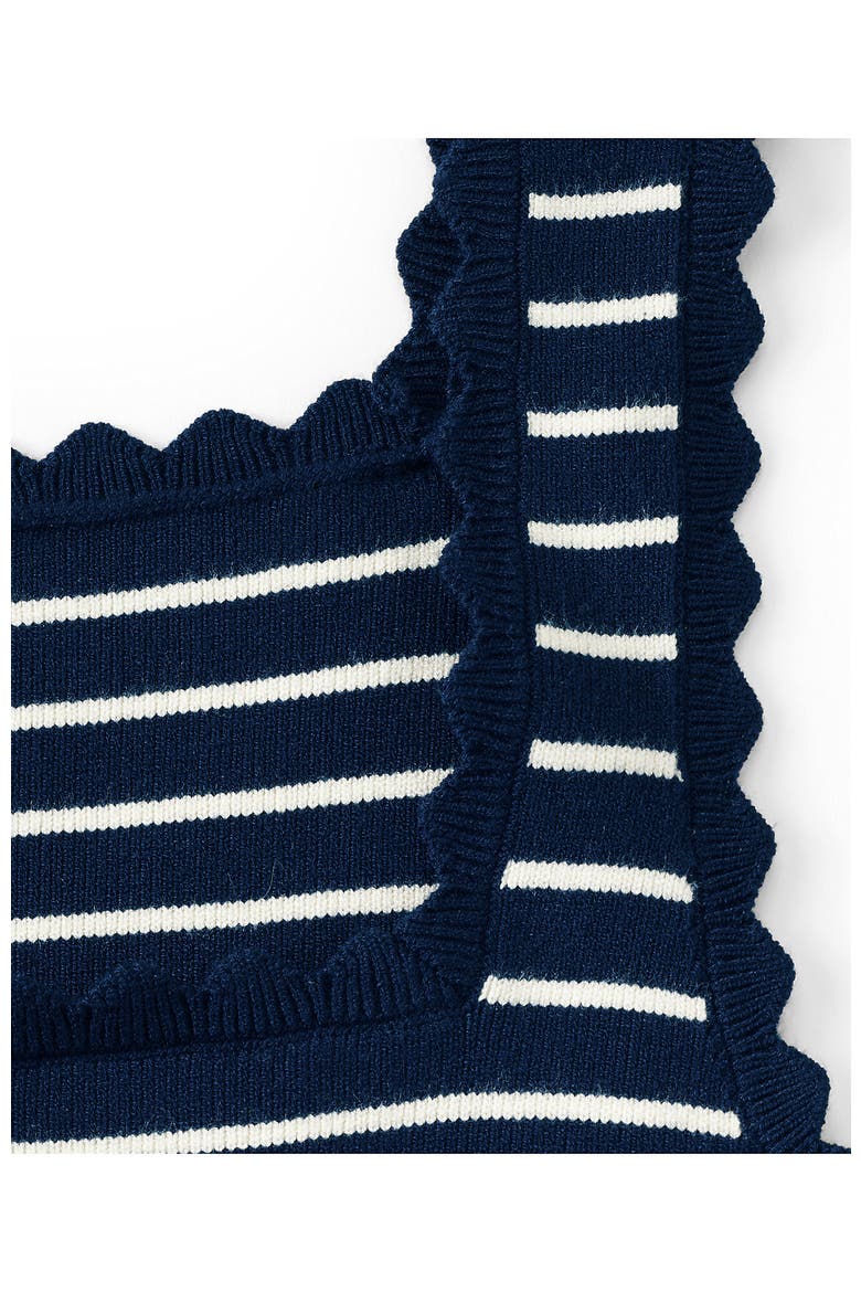 High Retention Square Neck Tank Sweater, Alternate, color, Deep Sea Navy/Ivory Stripe