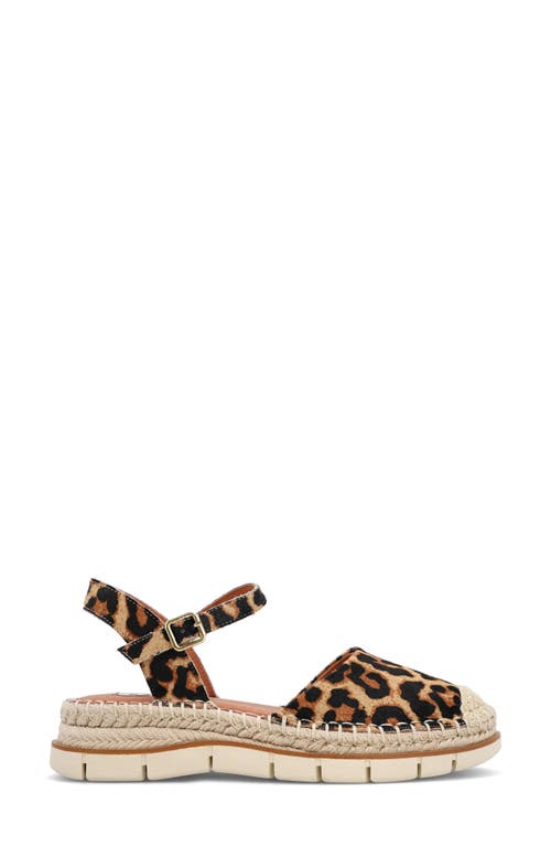 Mia Verona Espadrille Sandal In Leopard Print
