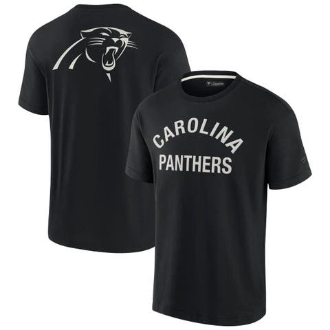 Unisex Fanatics Signature Black Carolina Panthers Elements Super Soft Short Sleeve T-Shirt