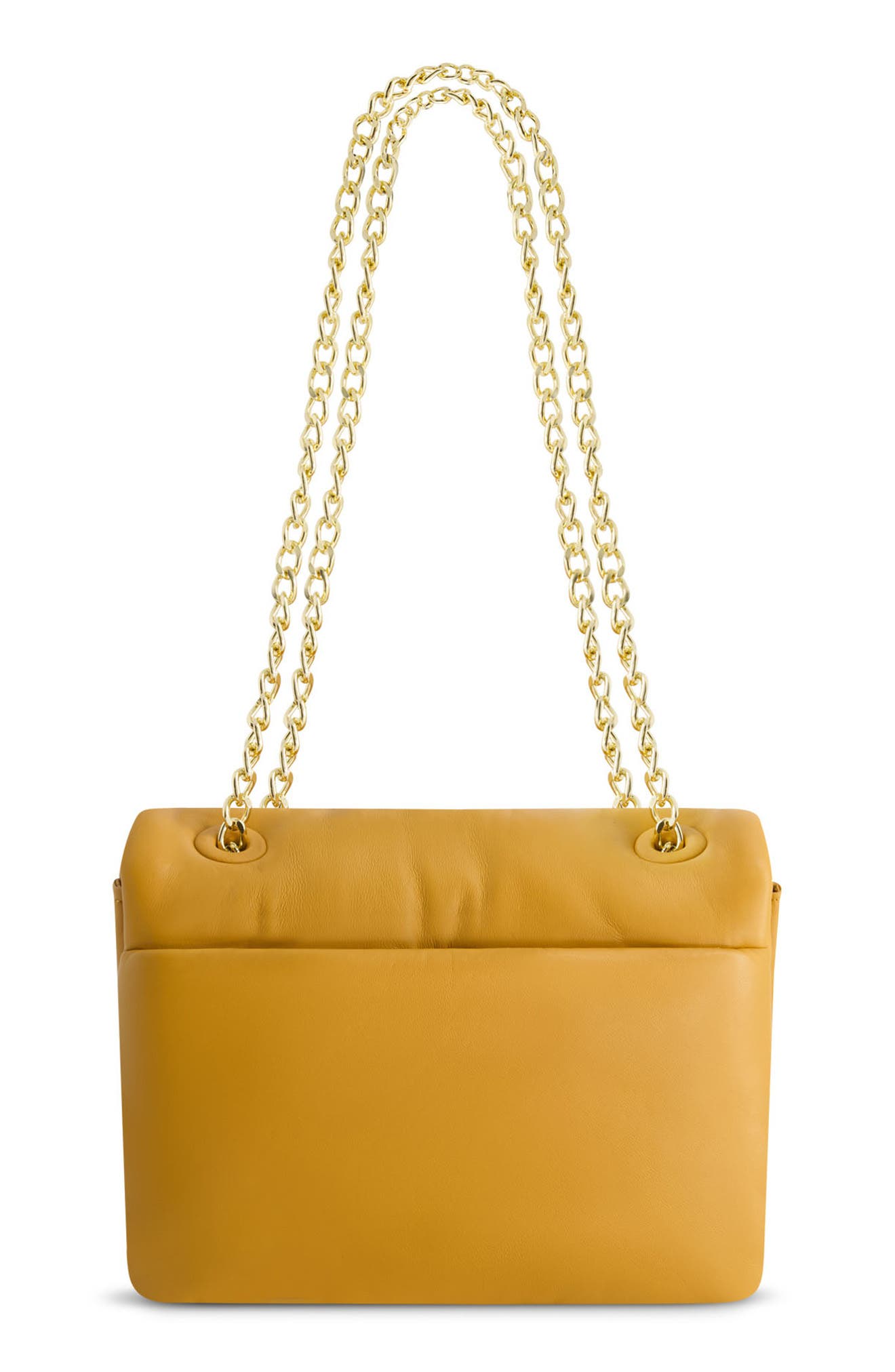 Convertible Chain Shoulder Bag, Alternate, color, CUB YELLOW