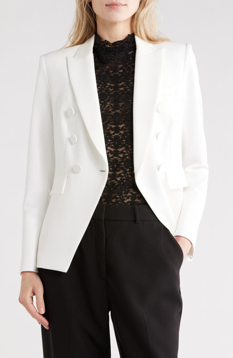 Veronica Beard Miller Dickey Jacket, Main, color, Off White