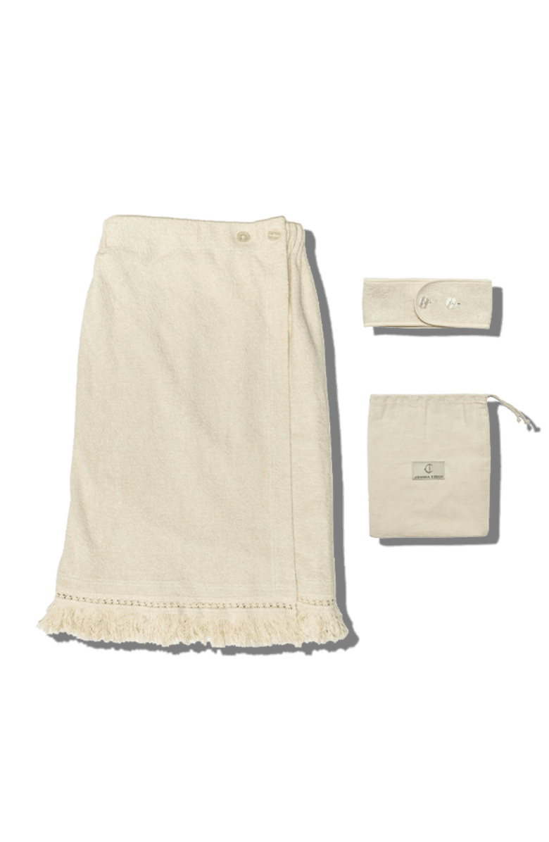 JOANNA CZECH The Japanese Terry Bath Wrap Set, Main, color, NO COLOR