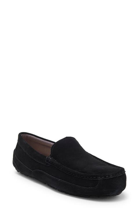 Alder Faux Shearling Lined Suede Slipper (Men)