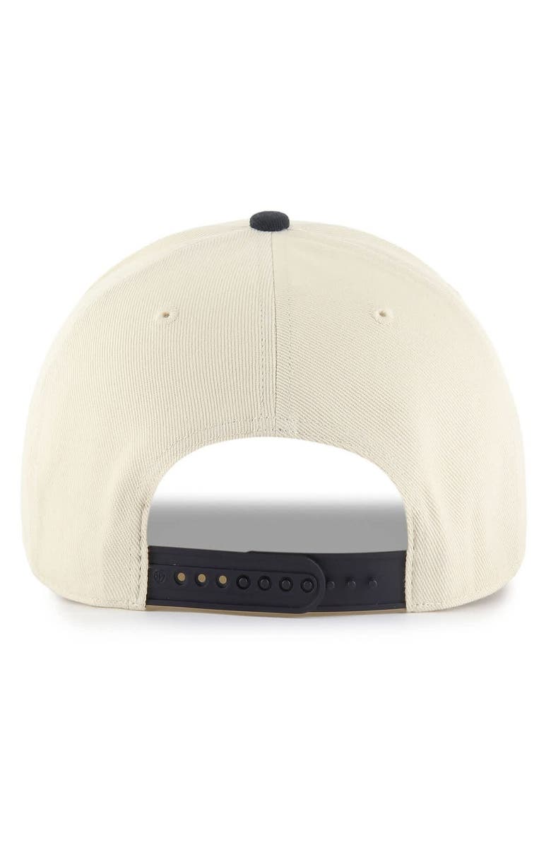 '47 Men's '47 Natural Michigan Wolverines Pomona Two-Tone Rope Hitch Adjustable Hat, Alternate, color,