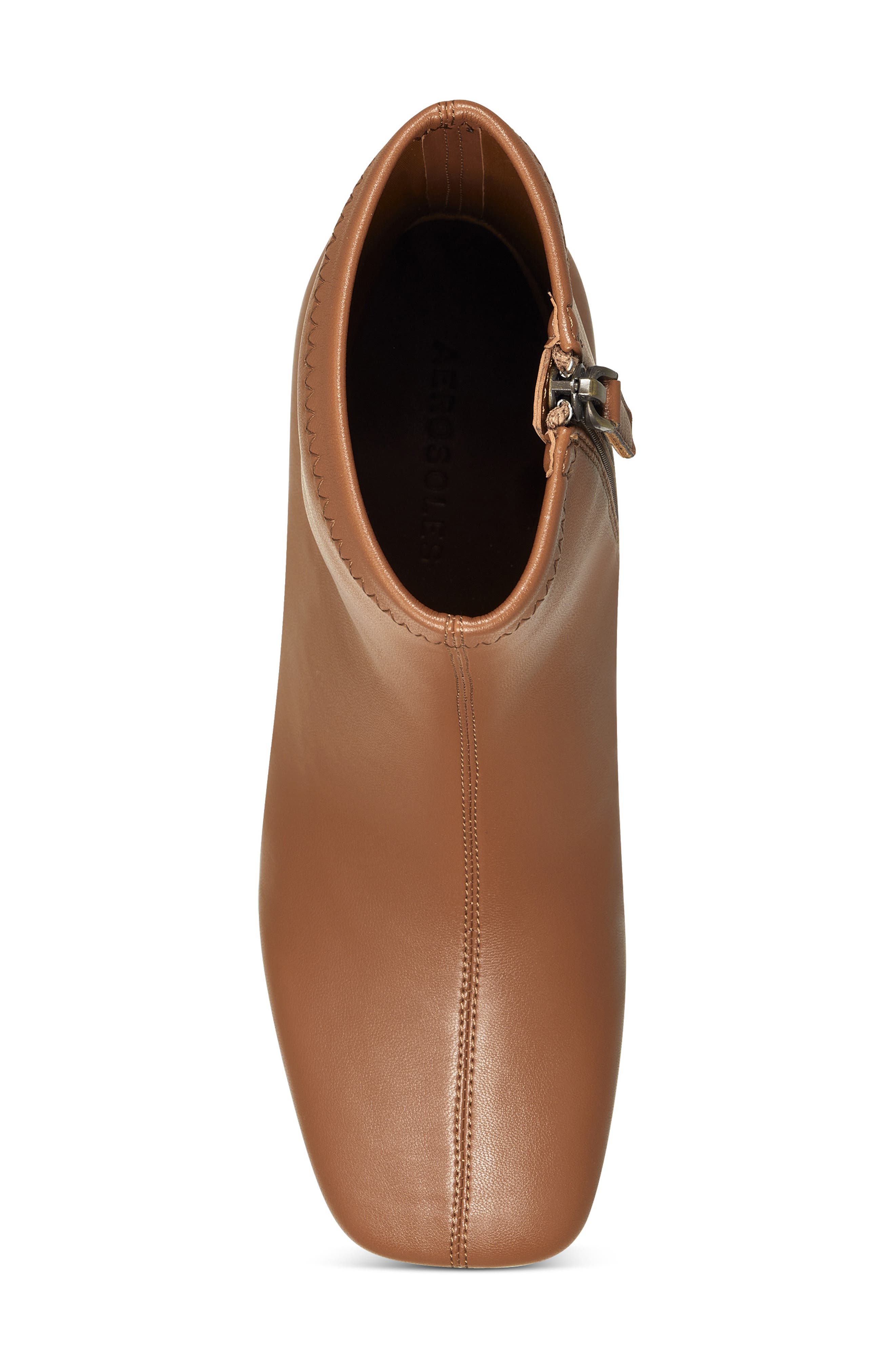 Aerosoles Sussex Block Heel Platform Bootie, Alternate, color, Luggage Combo