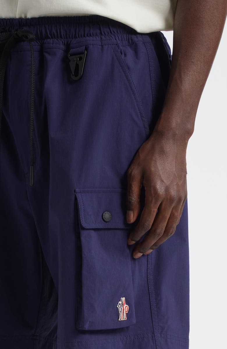 Moncler Cargo Shorts, Alternate, color, Navy Blue