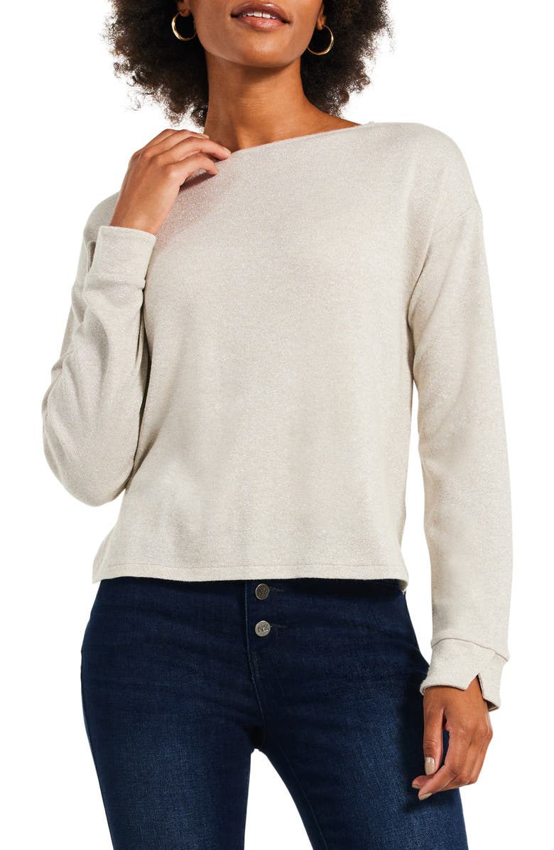 NIC+ZOE Everyday Sparkle Knit Top, Main, color,