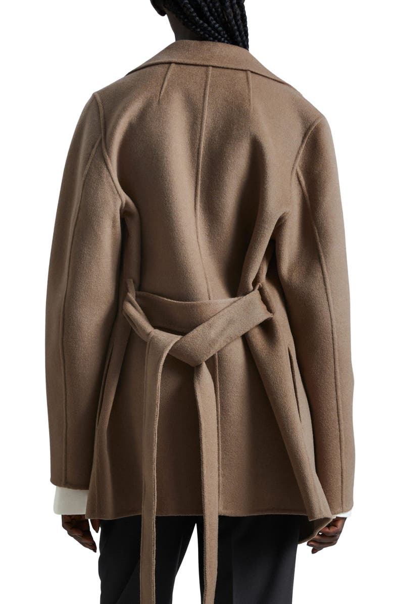 & Other Stories Belted Wool Blend Coat, Alternate, color, 