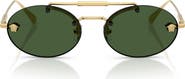 Versace 56mm Oval Sunglasses