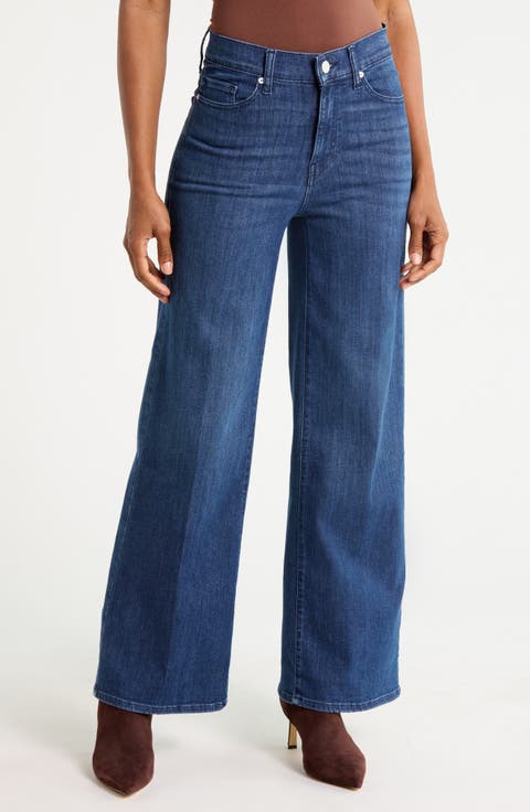 The High Rise Wide Leg Jeans