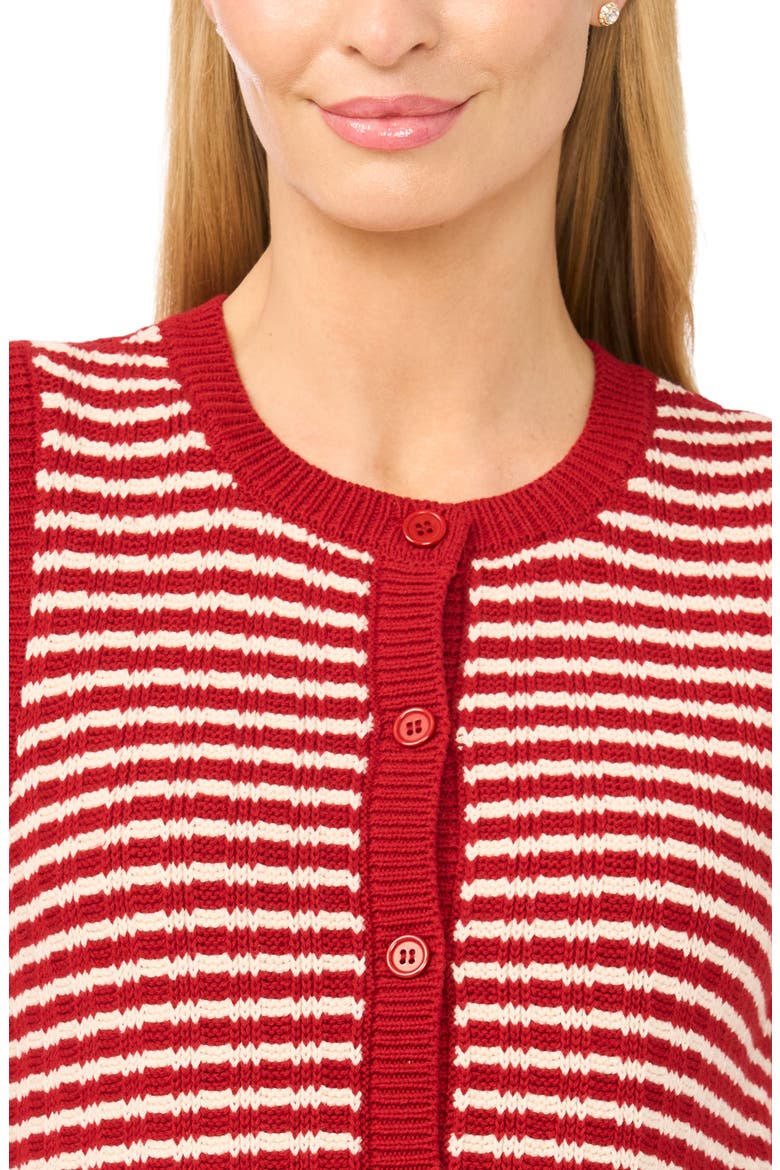 Stripe Sweater Vest, Alternate, color, LAVA FALLS
