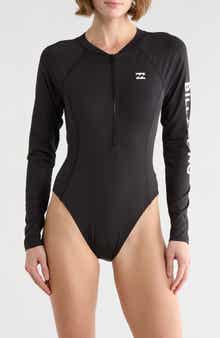 Billabong Tropic Long Sleeve One-Piece Rashguard Swimsuit